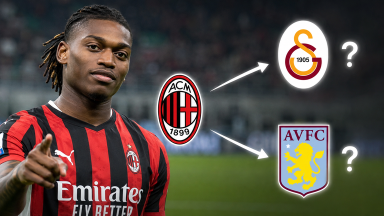 Leão to decide between Aston Villa and Galatasaray with Milan exit imminent