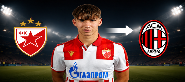 Milan open talks over Red Star's Vasilije Kostov as €20m asking price emerges