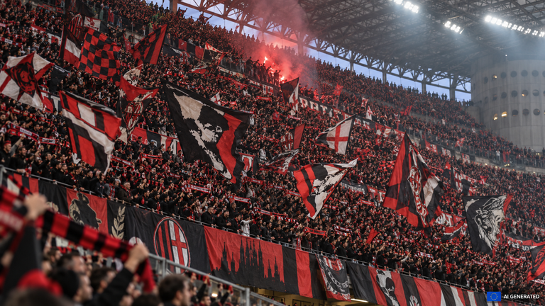 Milan fans set to outnumber Lazio supporters two-to-one at the Olimpico on Saturday