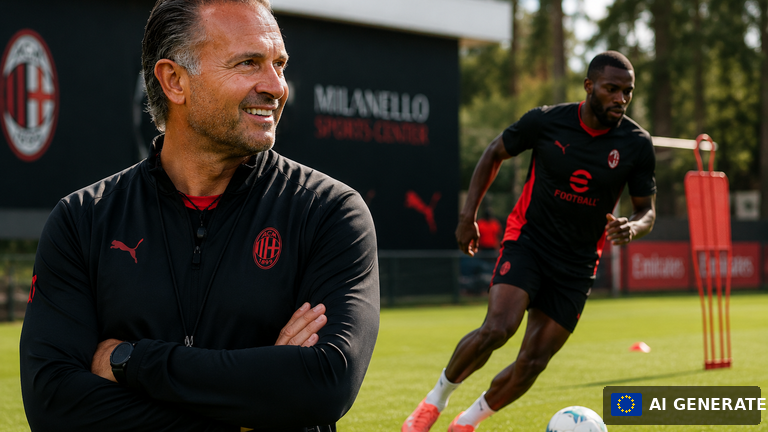 Tomori back in Milan training after summer of uncertainty, with contract set to expire