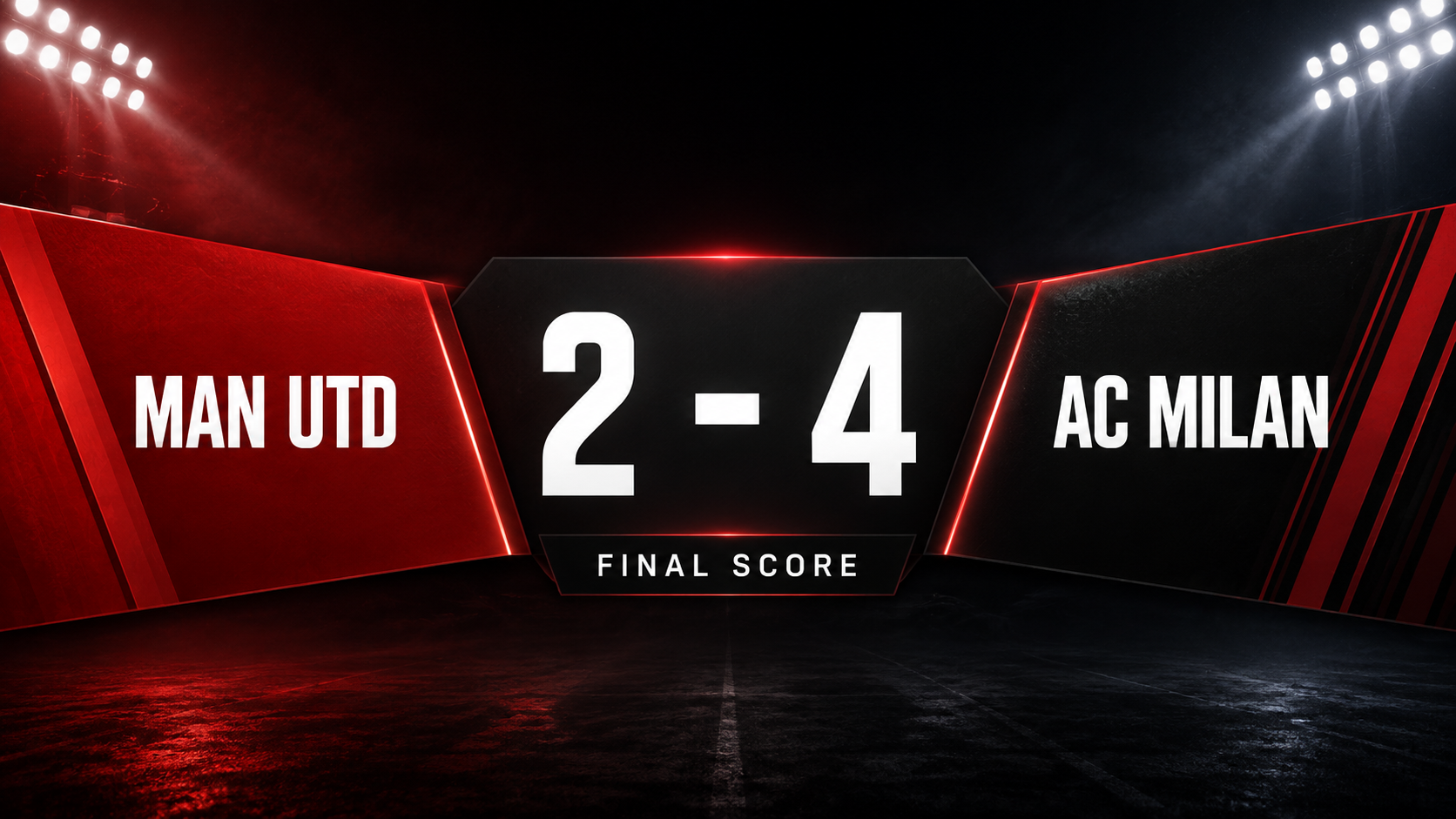 Man Utd 2-4 Milan: Rossoneri recover twice to beat Amorim's former side in Poland