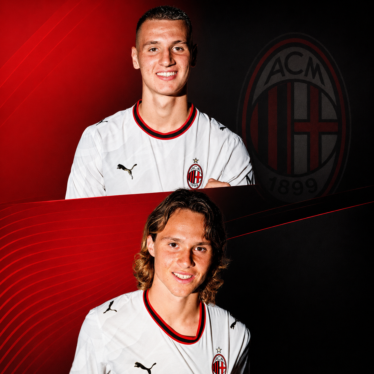 Camarda and Comotto commit their futures to Milan with contracts until 2031